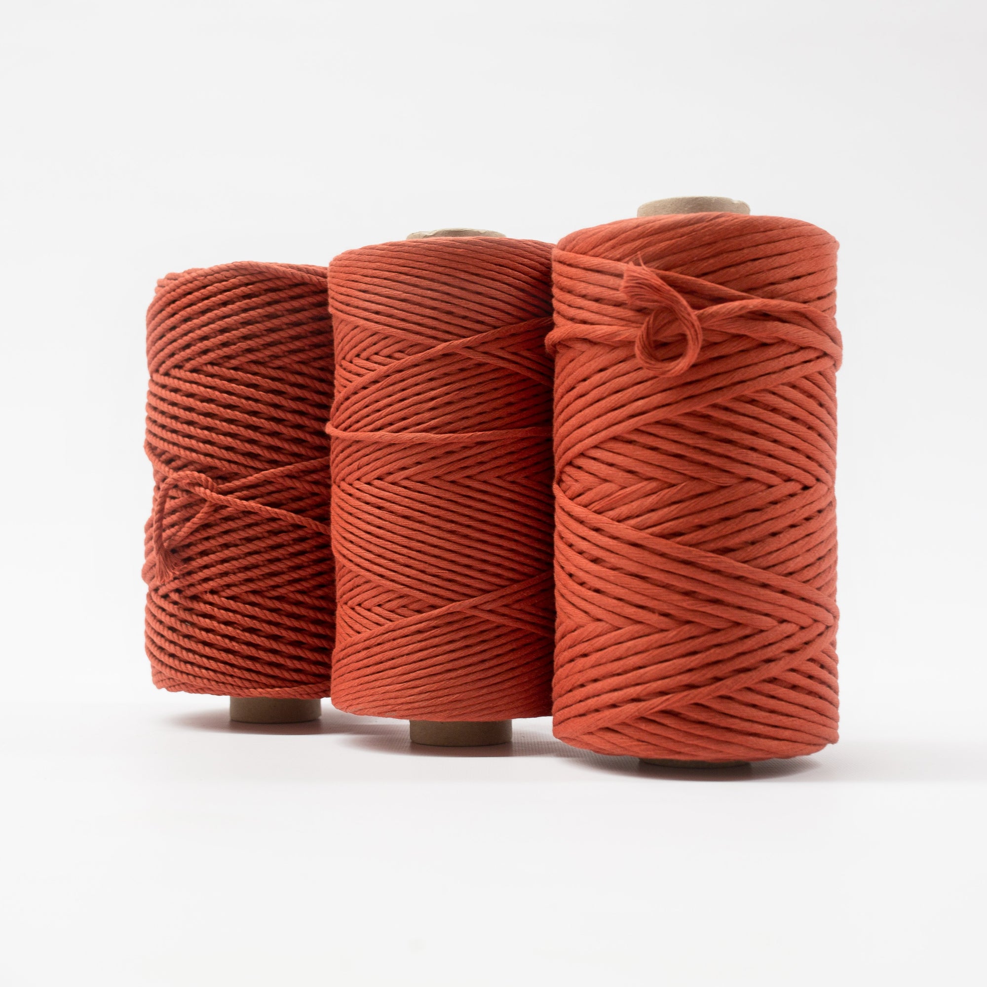 Mary Maker Studio Luxe Colour Cotton 4mm 1KG Recycled Luxe Macrame Rope // Copper macrame cotton macrame rope macrame workshop macrame patterns macrame