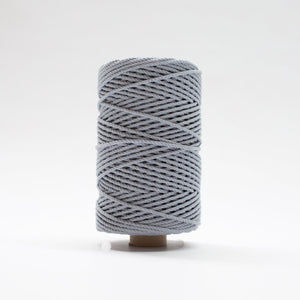 Mary Maker Studio Luxe Colour Cotton 4mm 1KG Recycled Luxe Macrame Rope // Nimbus Blue macrame cotton macrame rope macrame workshop macrame patterns macrame