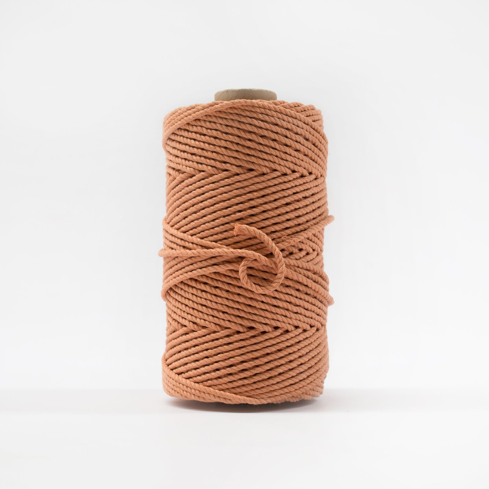 Mary Maker Studio Luxe Colour Cotton 4mm 1KG Recycled Luxe Macrame Rope // Peach macrame cotton macrame rope macrame workshop macrame patterns macrame