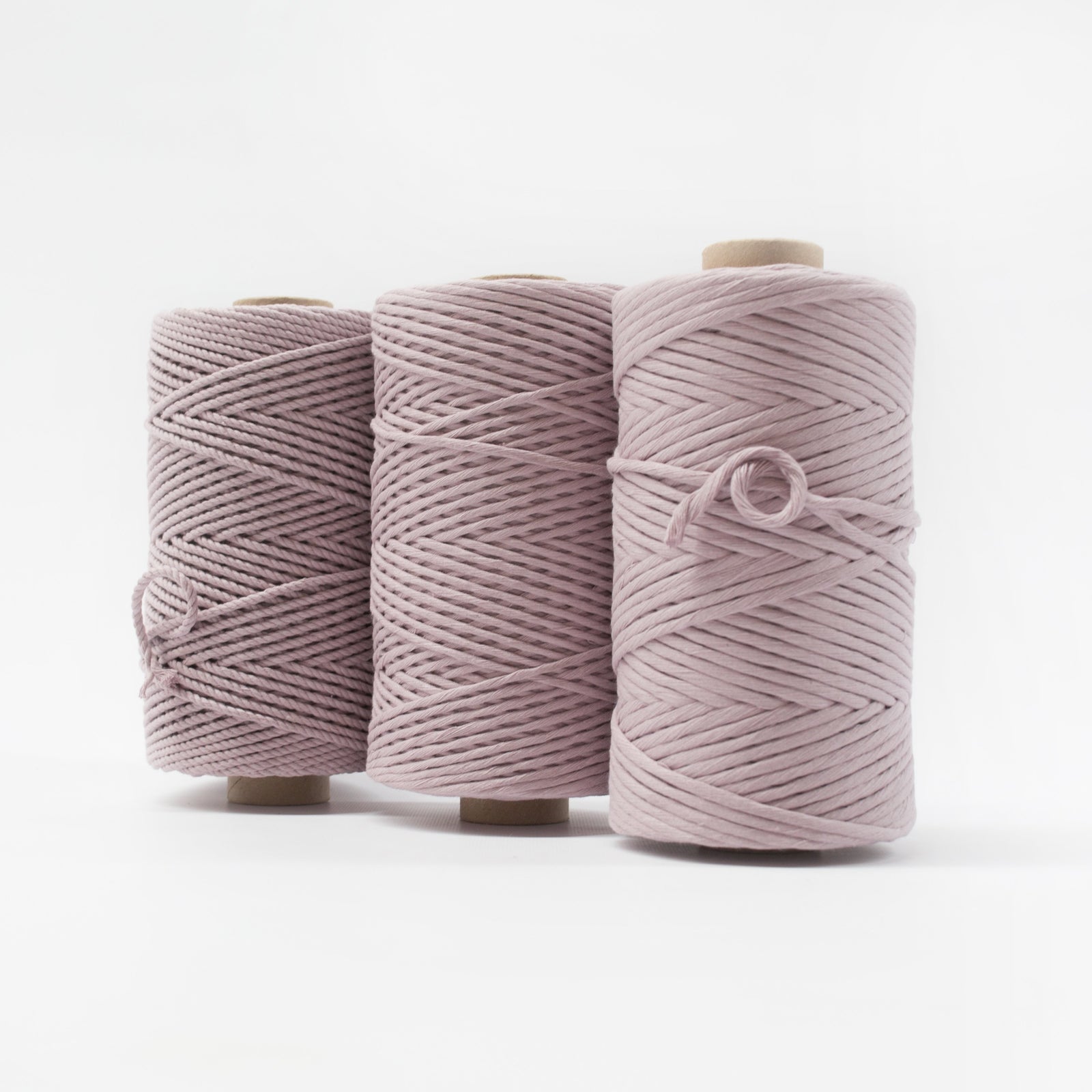 Mary Maker Studio Luxe Colour Cotton 4mm 1KG Recycled Luxe Macrame Rope // Pearl macrame cotton macrame rope macrame workshop macrame patterns macrame