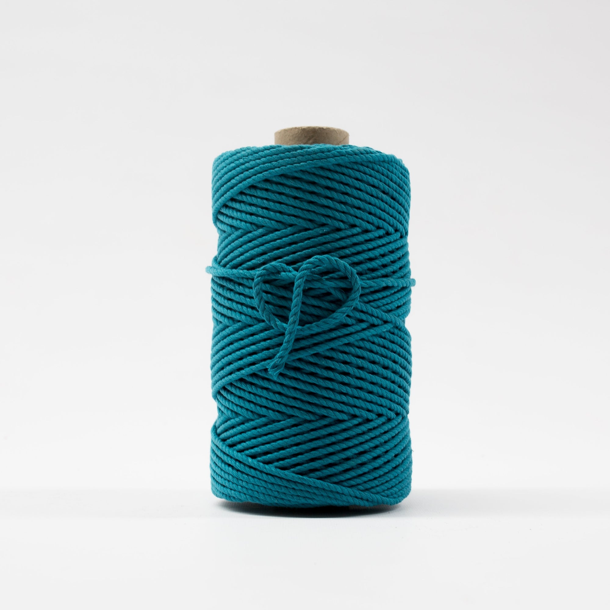 Mary Maker Studio Luxe Colour Cotton 4mm 1KG Recycled Luxe Macrame Rope // Rockpool Blue macrame cotton macrame rope macrame workshop macrame patterns macrame