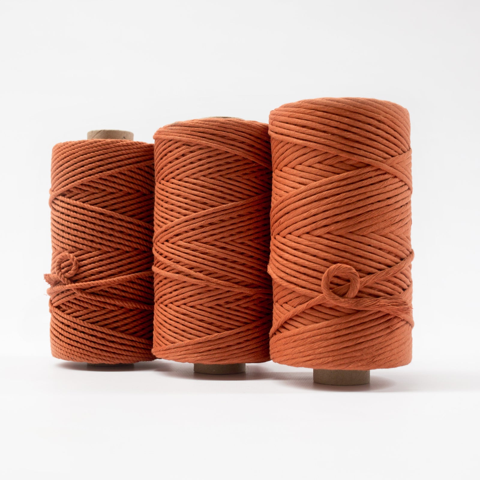 Mary Maker Studio Luxe Colour Cotton 4mm 1KG Recycled Luxe Macrame Rope // Toffee macrame cotton macrame rope macrame workshop macrame patterns macrame