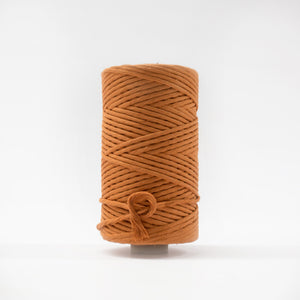 Mary Maker Studio Luxe Colour Cotton 5mm 1KG Recycled Luxe Macrame String // Caramel macrame cotton macrame rope macrame workshop macrame patterns macrame