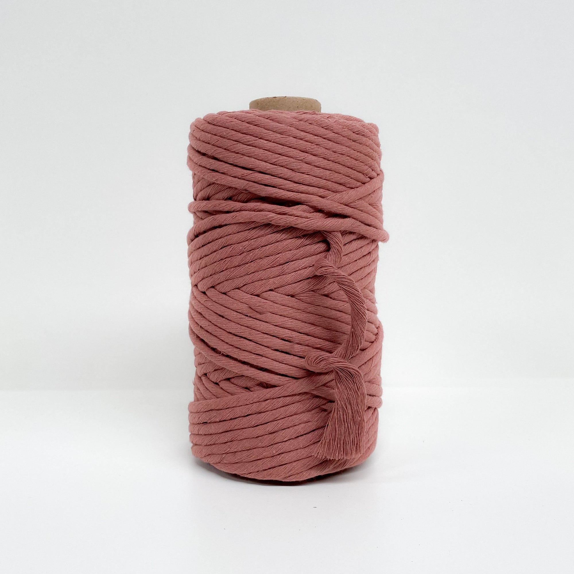 Mary Maker Studio Luxe Colour Cotton 8mm 1KG 8mm Recycled Luxe Macrame String // Rose Tea macrame cotton macrame rope macrame workshop macrame patterns macrame