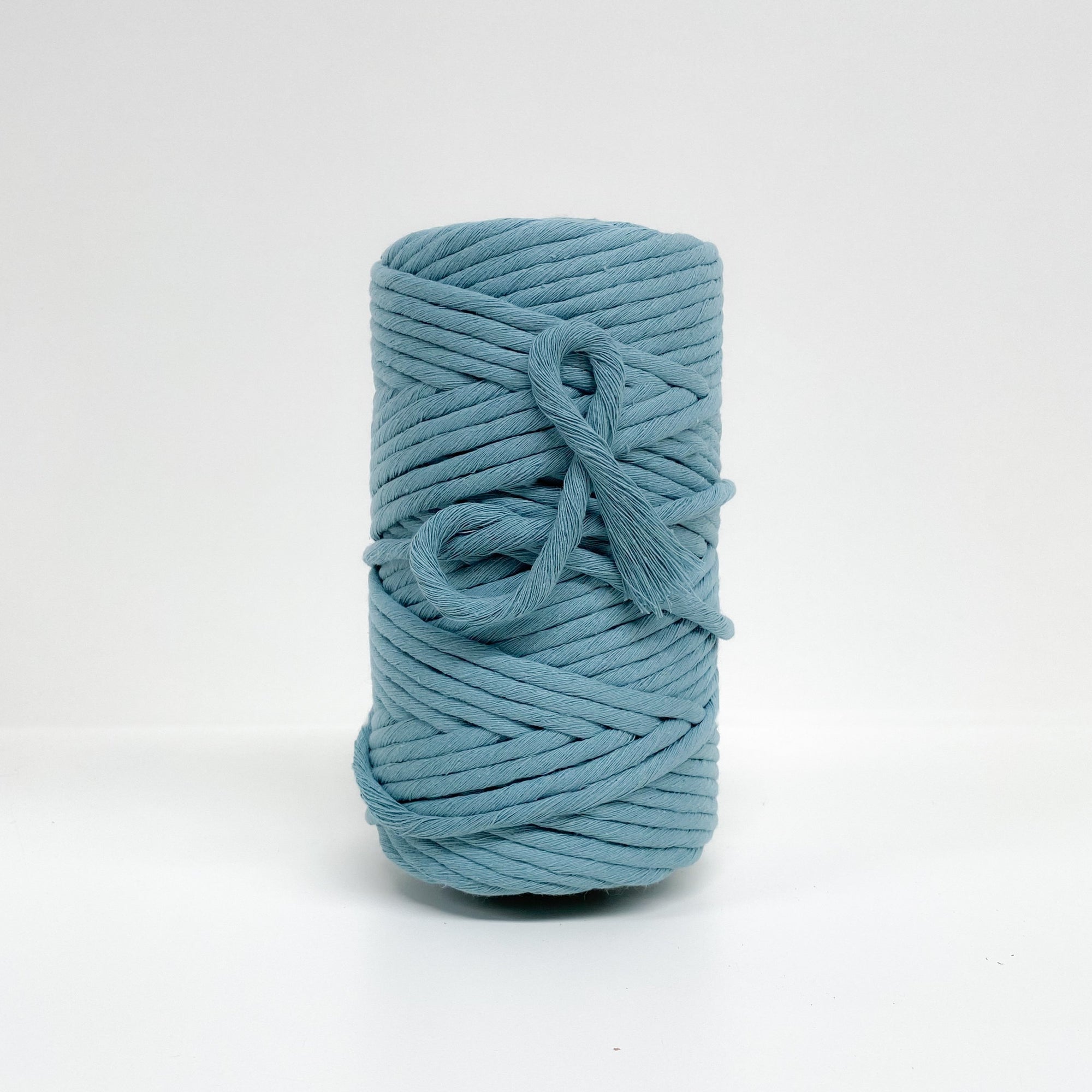 Mary Maker Studio Luxe Colour Cotton 8mm 1KG 8mm Recycled Luxe Macrame String // Teal macrame cotton macrame rope macrame workshop macrame patterns macrame