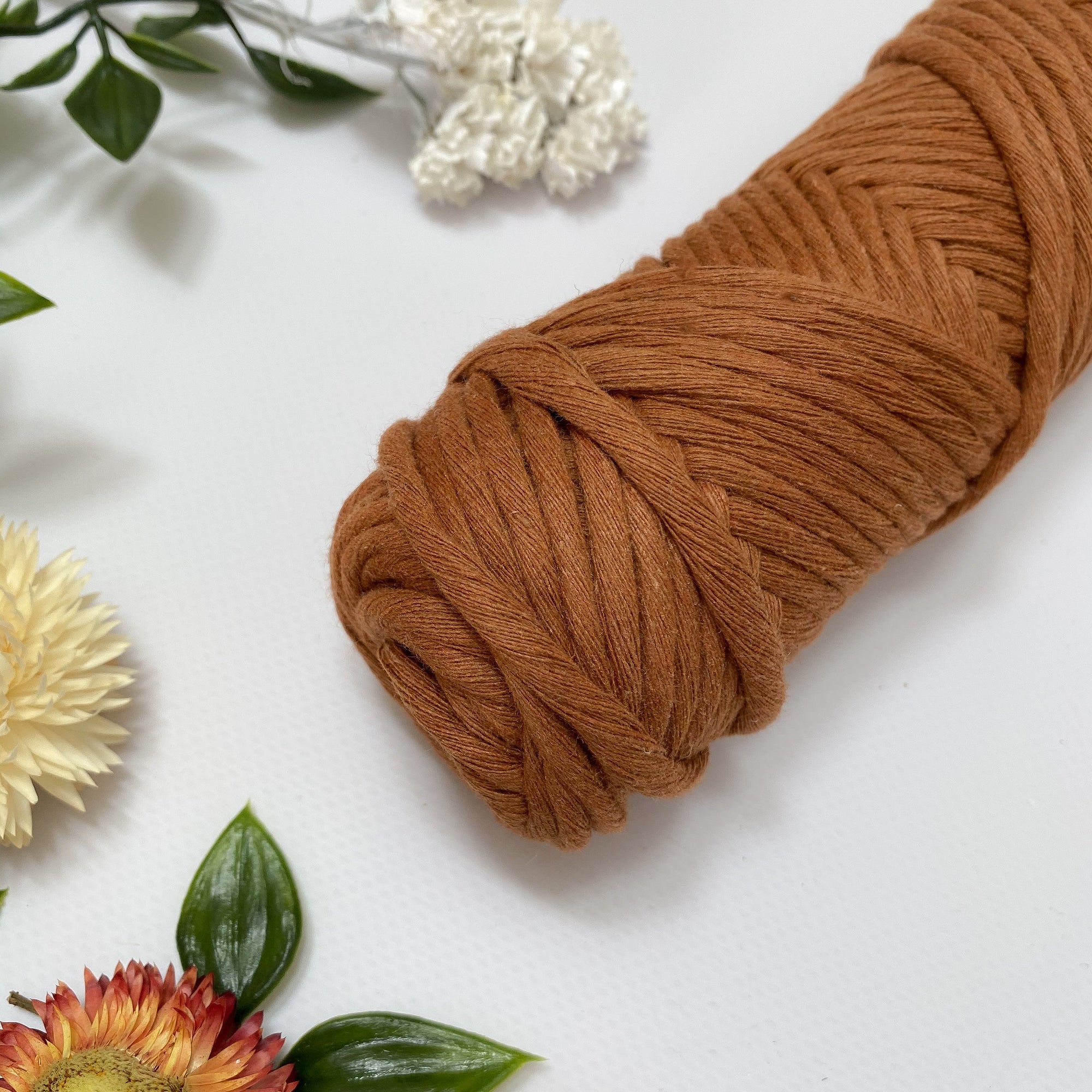 Mary Maker Studio Luxe Colour Cotton Amber 5mm Minis - Luxe Cotton String (50 Colours) macrame cotton macrame rope macrame workshop macrame patterns macrame