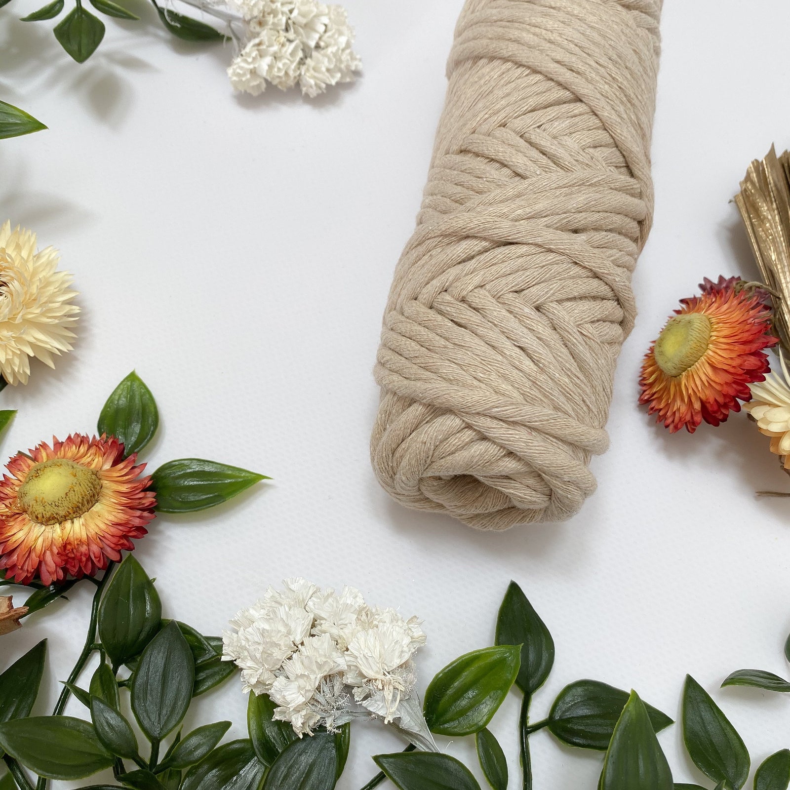 Mary Maker Studio Luxe Colour Cotton Natural 5mm Minis - Luxe Cotton String (50 Colours) macrame cotton macrame rope macrame workshop macrame patterns macrame