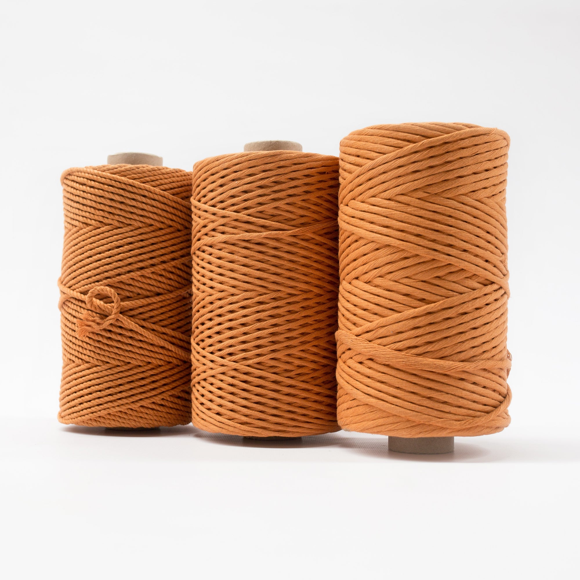 Mary Maker Studio Luxe Colour Cotton Recycled Luxe Macrame String // Caramel macrame cotton macrame rope macrame workshop macrame patterns macrame