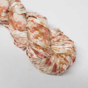 Mary Maker Studio ribbons Autumn Recycled Sari Silk Hand Painted Ribbon macrame cotton macrame rope macrame workshop macrame patterns macrame