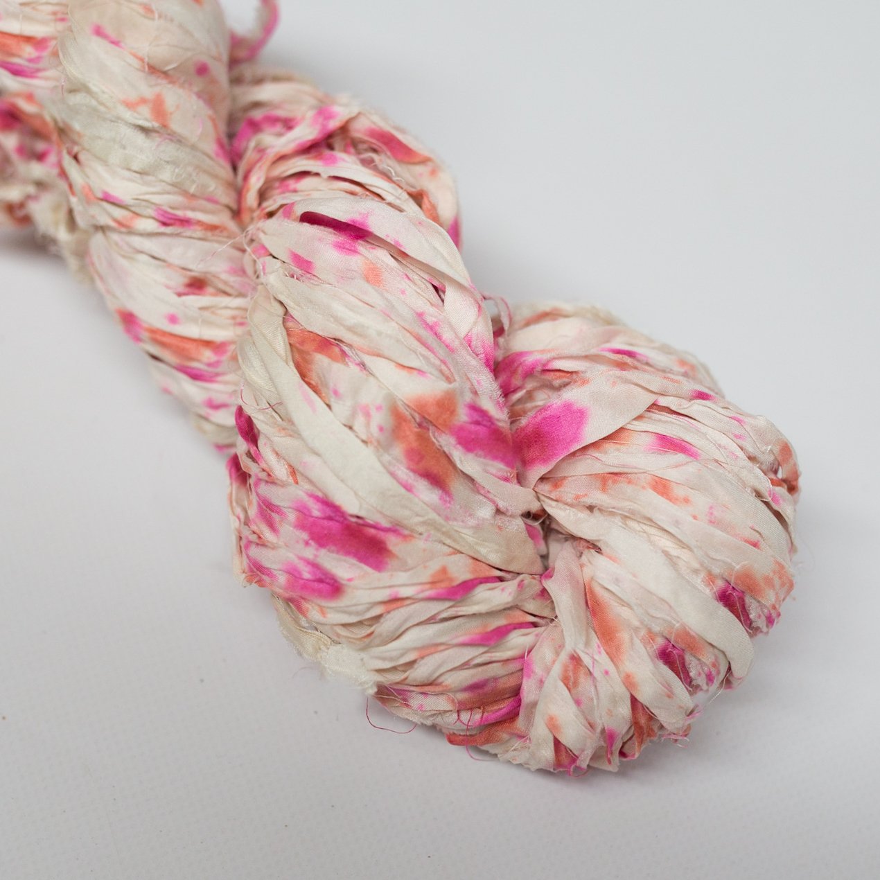 Mary Maker Studio ribbons Blossom Recycled Sari Silk Hand Painted Ribbon macrame cotton macrame rope macrame workshop macrame patterns macrame