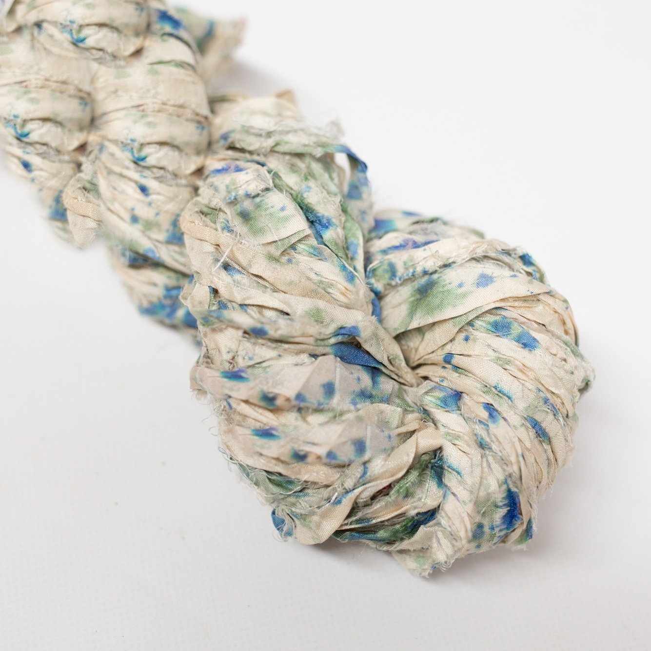 Mary Maker Studio ribbons Bluebird Recycled Sari Silk Hand Painted Ribbon macrame cotton macrame rope macrame workshop macrame patterns macrame