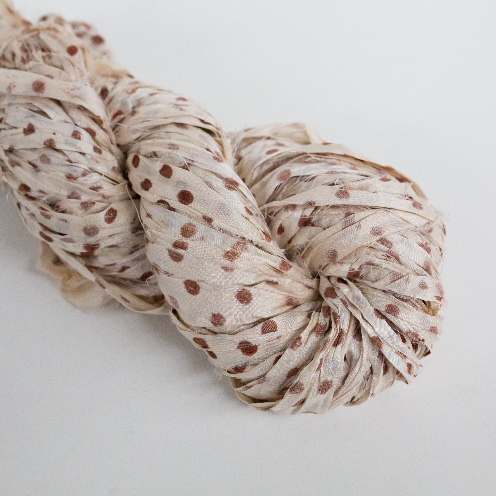 Sari Silk Polkadot Ribbon - Mary Maker Studio - Macrame & Weaving ...