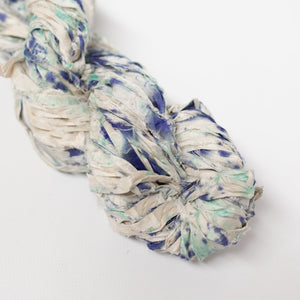 Mary Maker Studio ribbons Deep Sea Recycled Sari Silk Hand Painted Ribbon macrame cotton macrame rope macrame workshop macrame patterns macrame