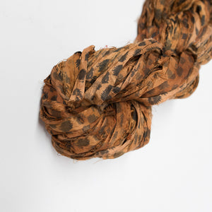Mary Maker Studio ribbons Leopard Sari Silk Leopard Ribbon macrame cotton macrame rope macrame workshop macrame patterns macrame
