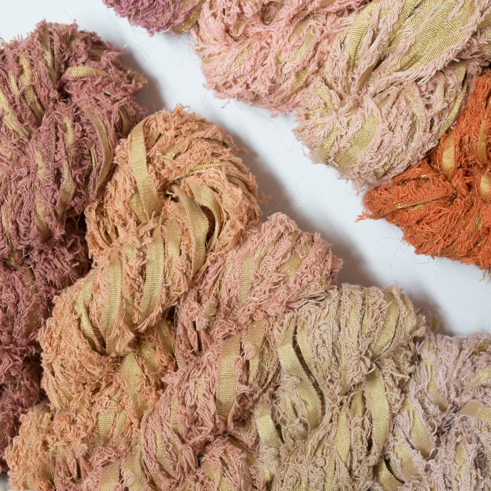 Mary Maker Studio ribbons Metallic Cotton Frizz Ribbon macrame cotton macrame rope macrame workshop macrame patterns macrame