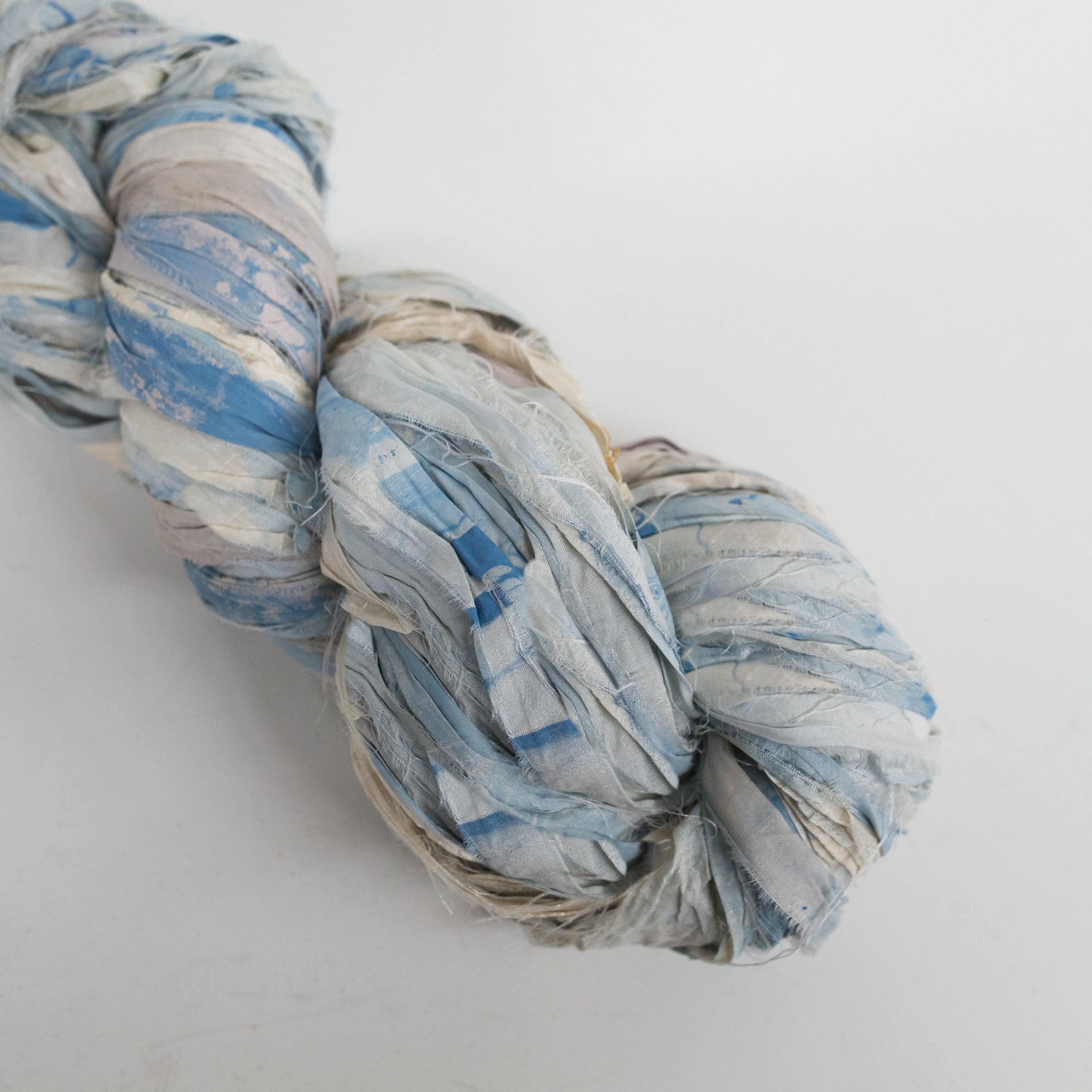 Mary Maker Studio ribbons Ocean Shore Marble Recycled Sari Silk Ribbon macrame cotton macrame rope macrame workshop macrame patterns macrame
