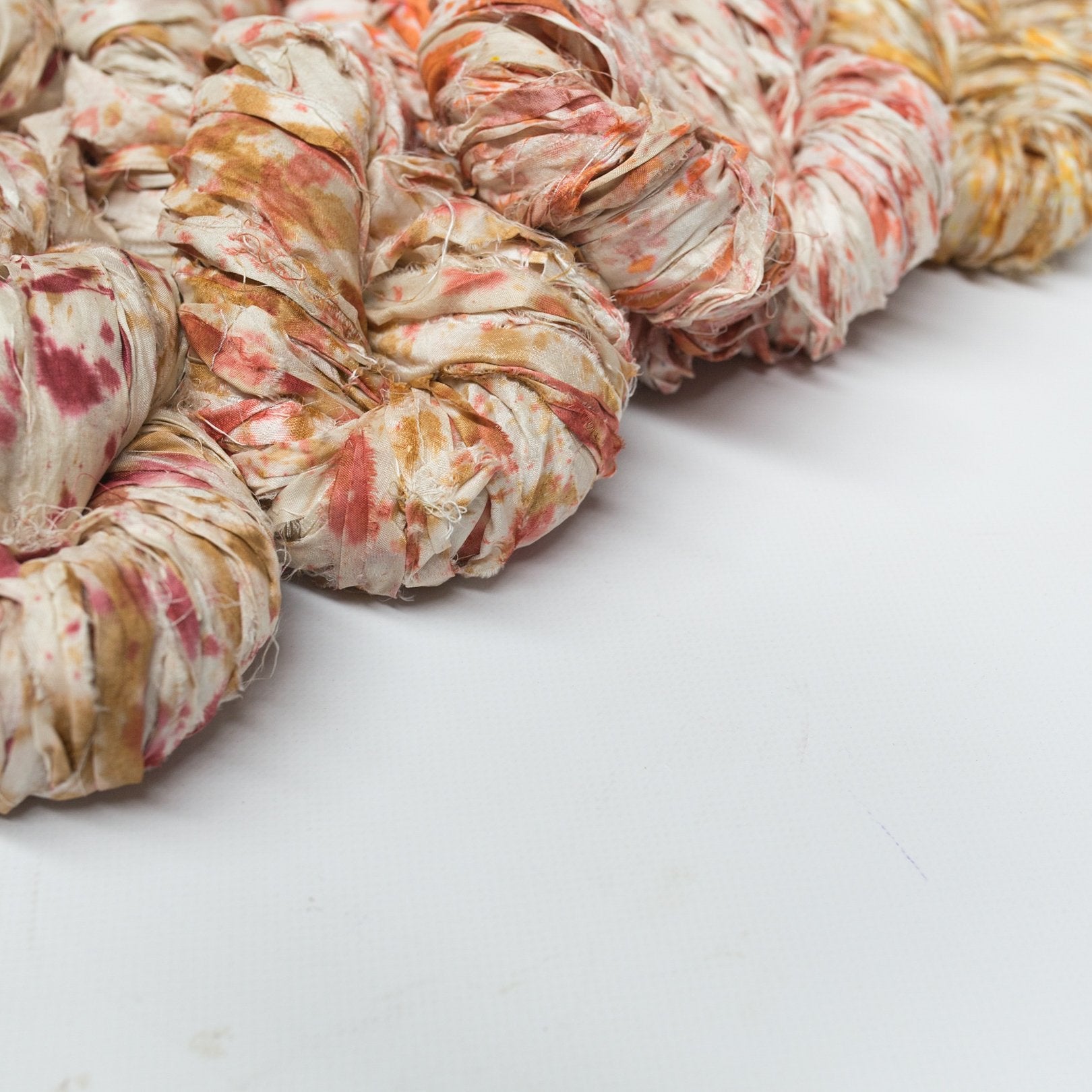Hand Painted Recycled Sari Silk Ribbon - Mary Maker Studio - Macrame ...