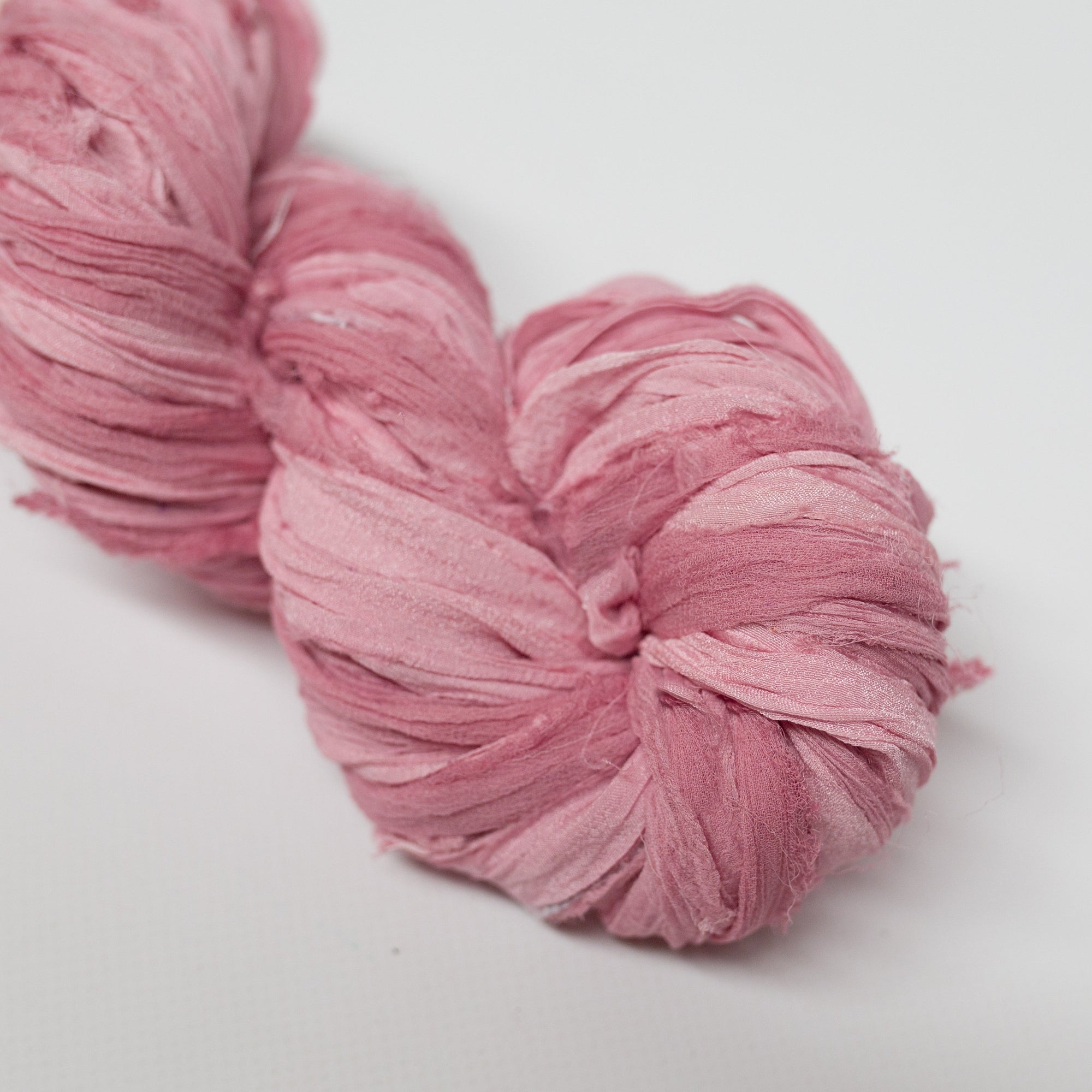 Mary Maker Studio ribbons Vintage Pink Silk Chiffon Ribbon macrame cotton macrame rope macrame workshop macrame patterns macrame