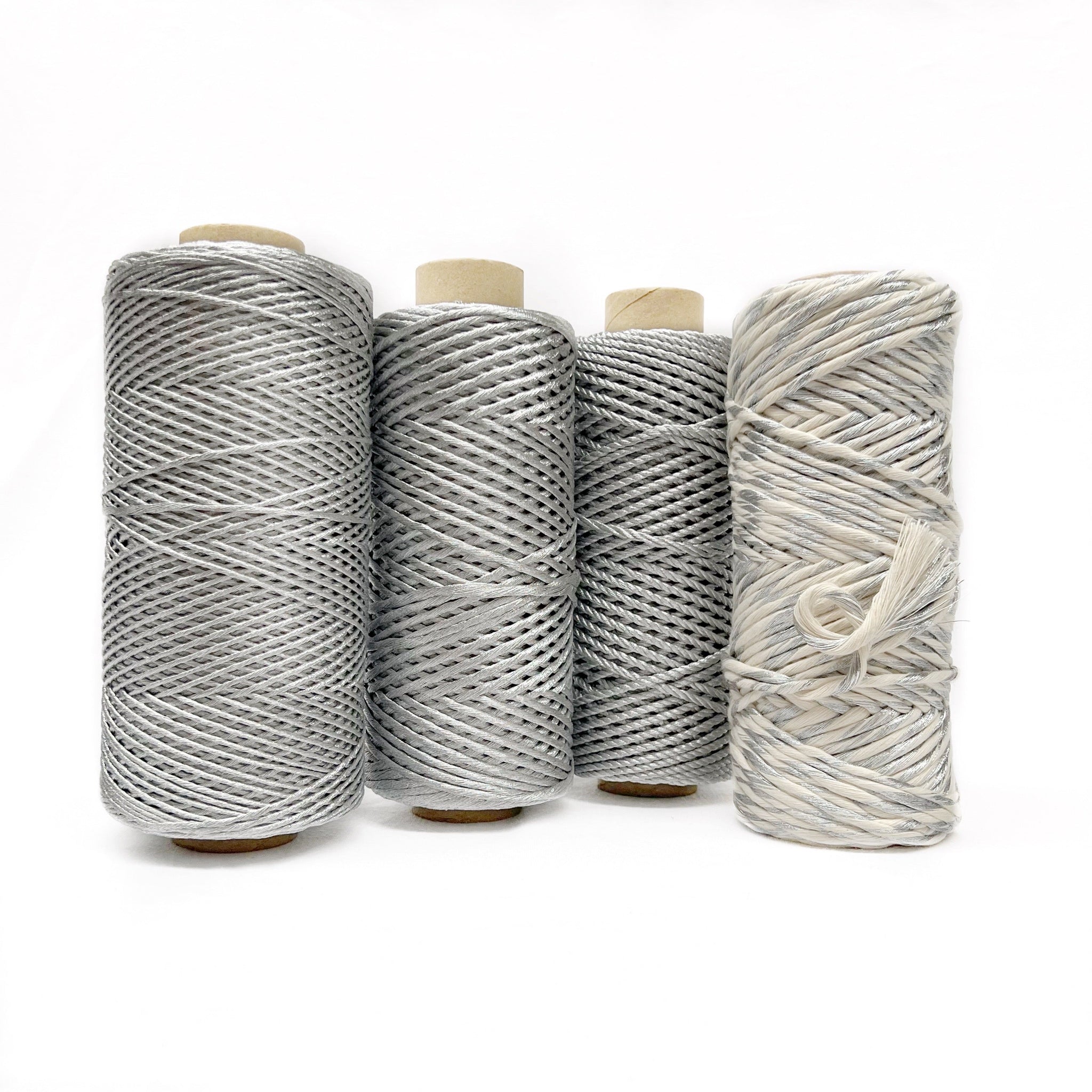 Silver Metallic Macrame Cord - Mary Maker Studio - Macrame & Weaving  Supplies and Education.