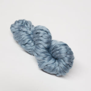 Mary Maker Studio speciality fibre Vintage Blue Spun Halo Yarn- Bold macrame cotton macrame rope macrame workshop macrame patterns macrame