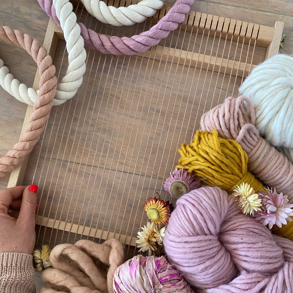 Weaving Loom & Macrame Frames Supplies Buy Weaving Loom Online Mary